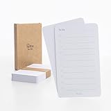 Pulto To Do Liste: 50 Karteikarten (7,5x12,5cm) | To Do Planer, Checkliste, Täglicher Aufgabenplaner, Büro Planer | To-Do Karten für Büro, Home Office, Studium, Schule & Alltag