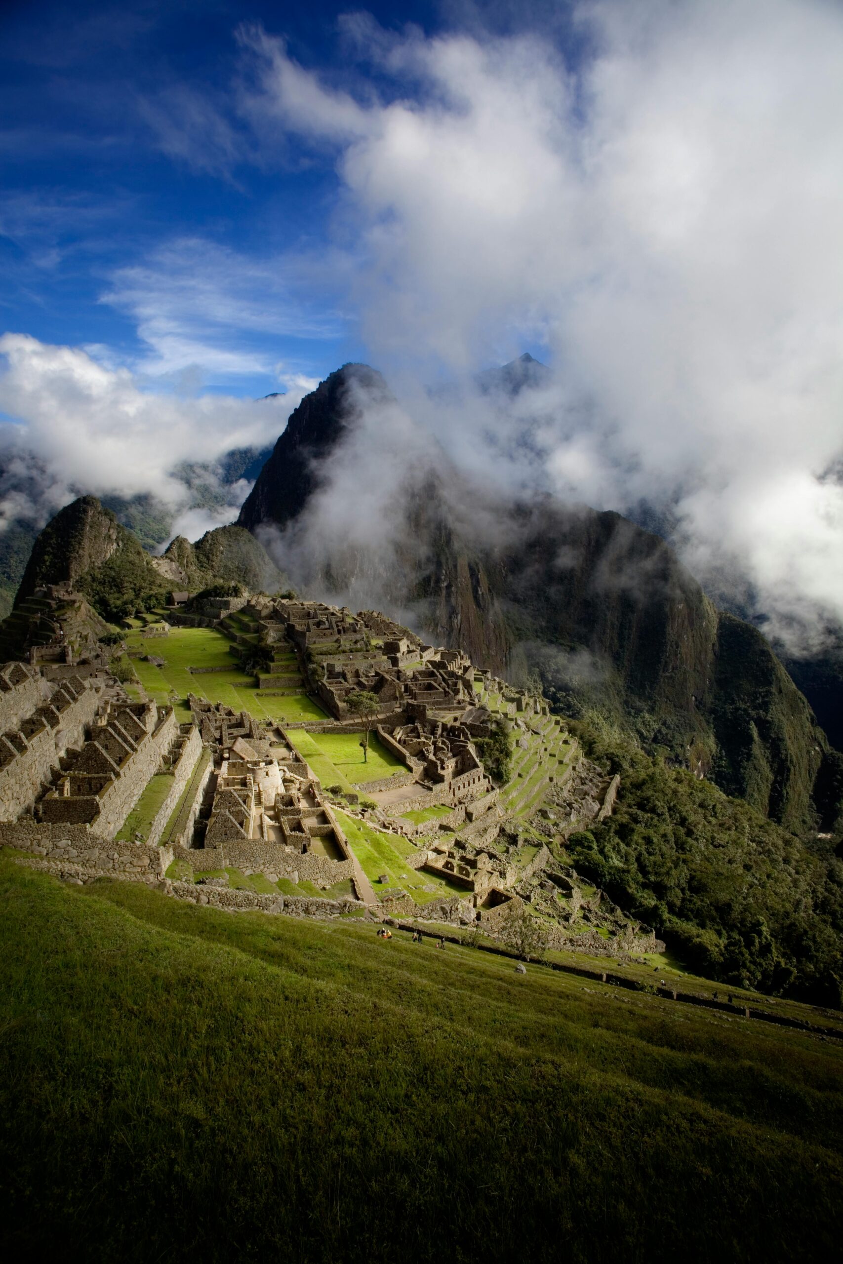 Blick auf Machu Picchu in Peru.