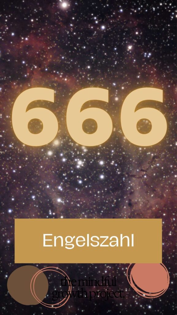 Grafik zum Thema Engelszahl 666 Bedeutung.